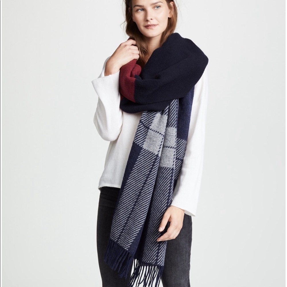 rag & bone plaid scarf